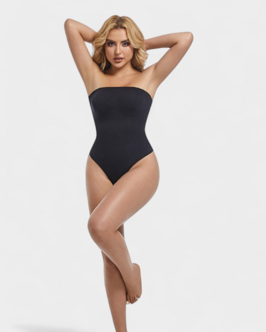 Strapless Thong Bodysuit