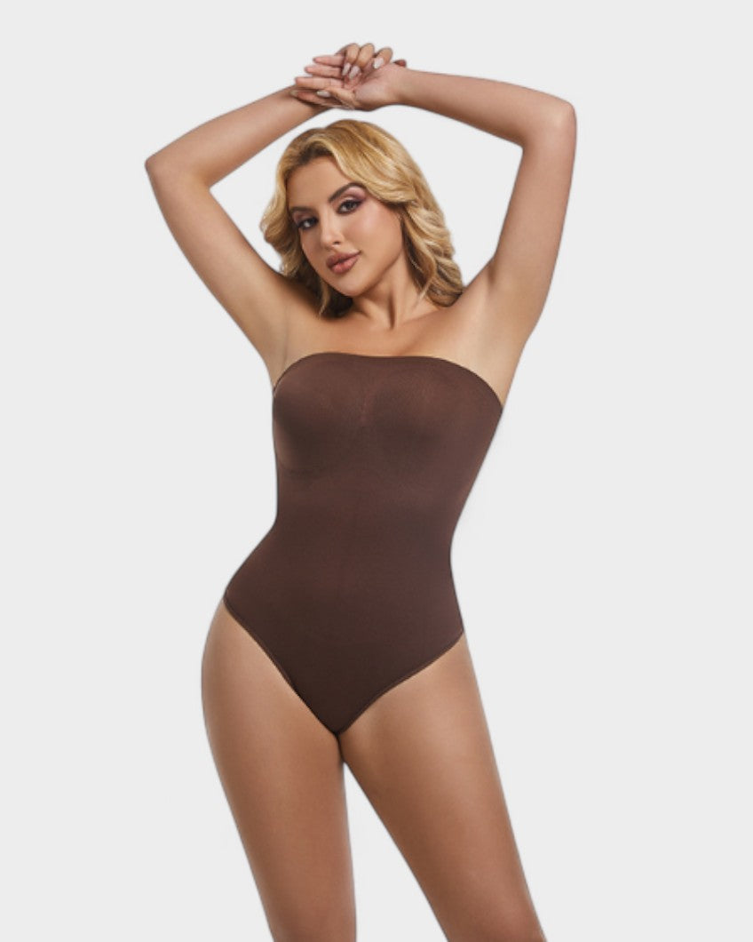 Strapless Thong Bodysuit